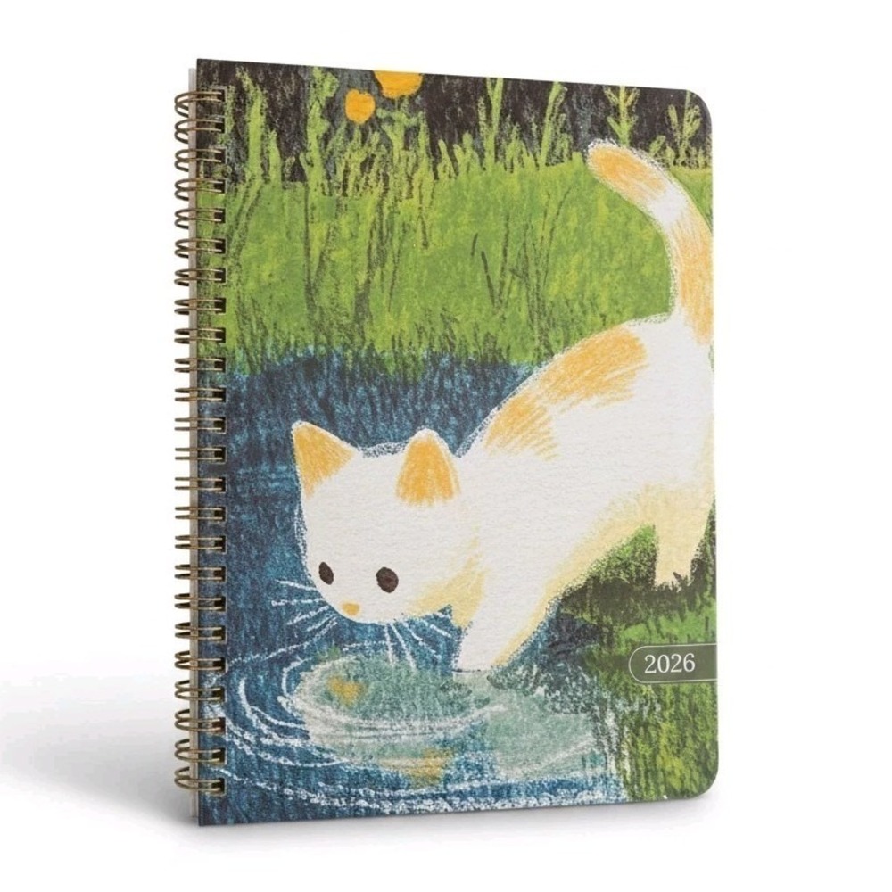 2026 Planner Jan-Dec Organizer Monthly Weekly Cat Kitty